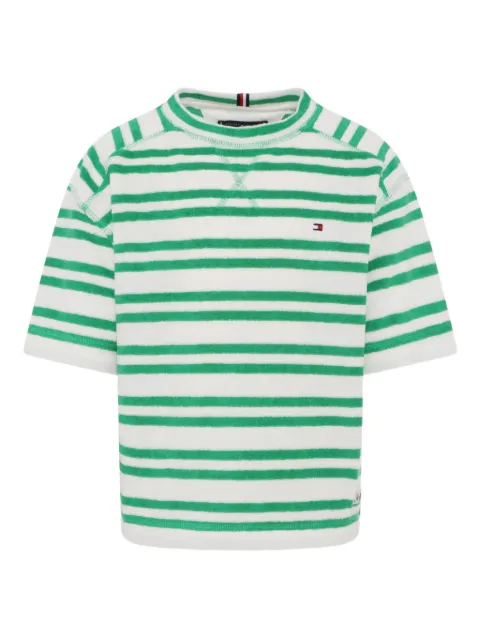 Tommy Hilfiger Junior striped short-sleeve top