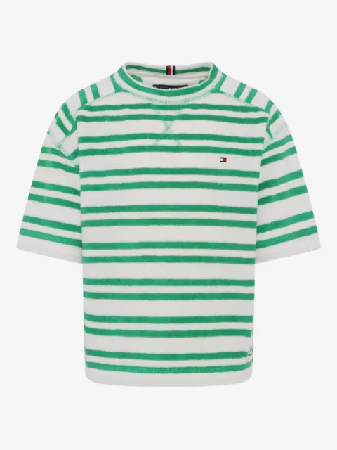 Tommy Hilfiger Junior striped short-sleeve top