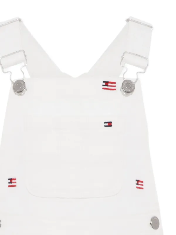 Tommy Hilfiger Junior ロゴ ジャンパースカート | ホワイト | FARFETCH JP