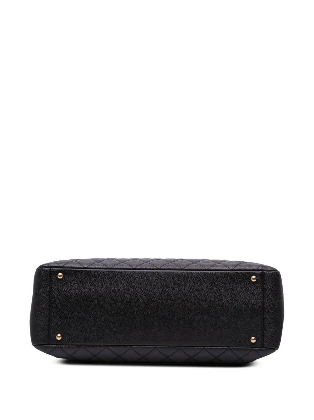 Pre-owned Chanel 2012 Caviar Grand Shopping Xl Tote Bag