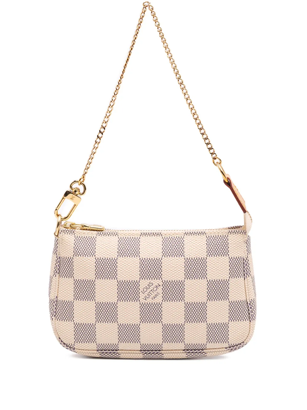 Pre-owned Louis Vuitton 2020 Damier Azur Mini Pochette Accessoires Handbag