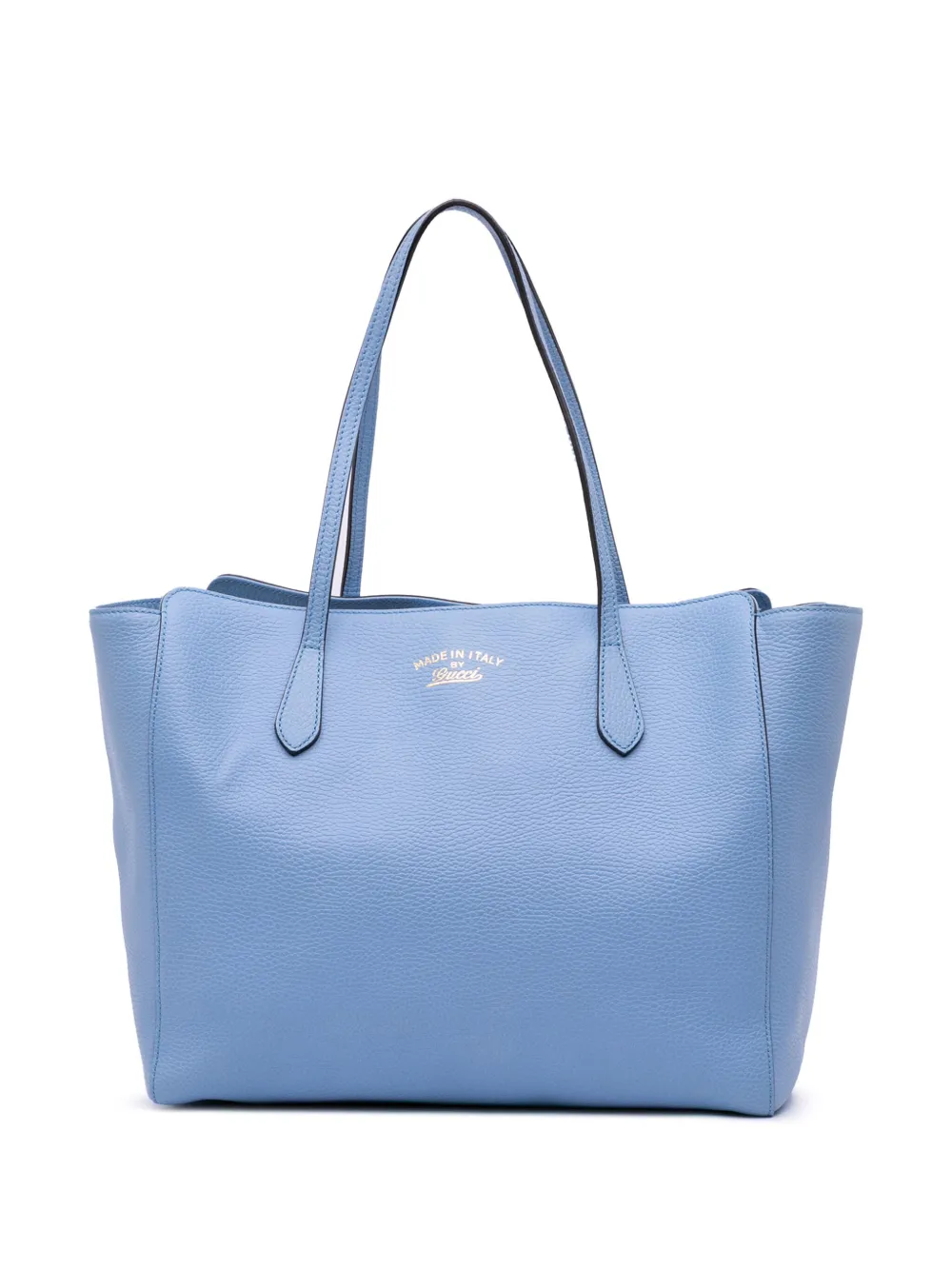 Gucci Pre-Owned 2016-2024 Medium Leather Swing tote bag - ブルー Gucci Pre-Owned 2016-2024 Medium Leather Swing tote bag - ブルー