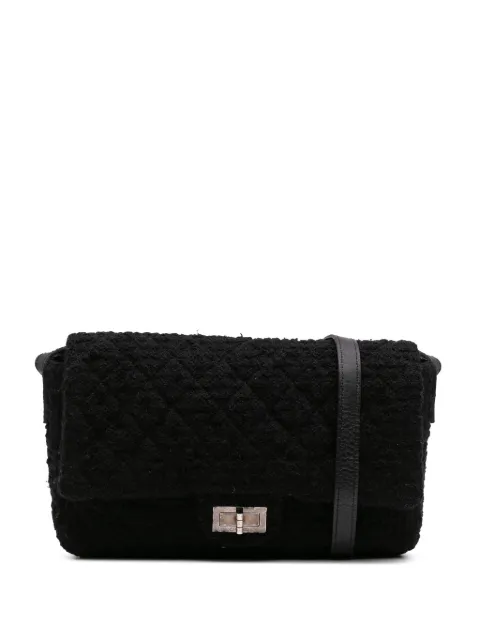CHANEL Pre-Owned 2009-2010 Jumbo Reissue 2.55 Quilted Tweed Easy Messenger Flap crossbody bag
