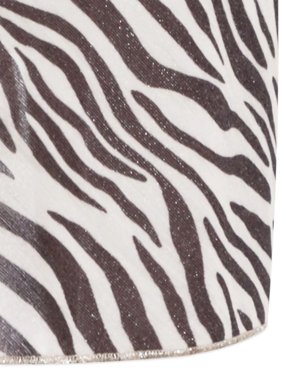 MC2 Saint Barth Kids Pareo met zebraprint Beige