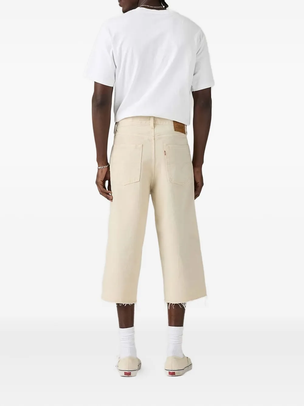 Levi's 478™ Capri jeans met franje Beige