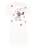 MC2 Saint Barth Kids cotton Snoopy-print dress - 03842H white