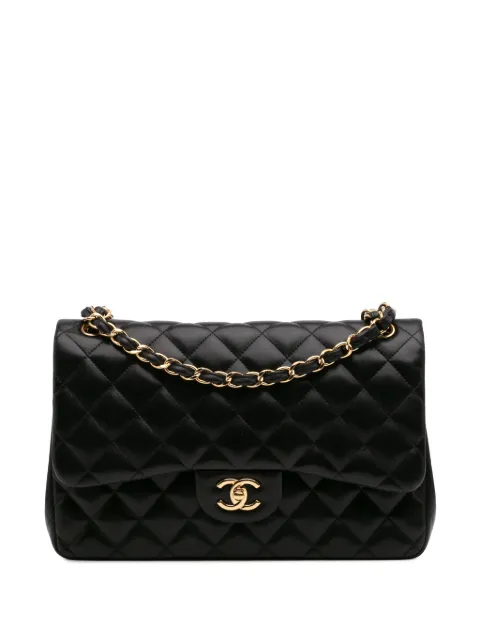 CHANEL Pre-Owned 2010-2011 Jumbo Classic Lambskin Double Flap shoulder bag