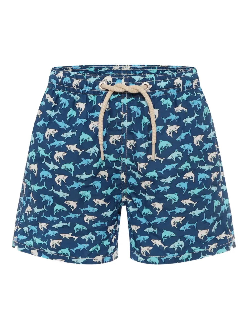MC2 Saint Barth Kids shark-print swim shorts | Blue | Image 1