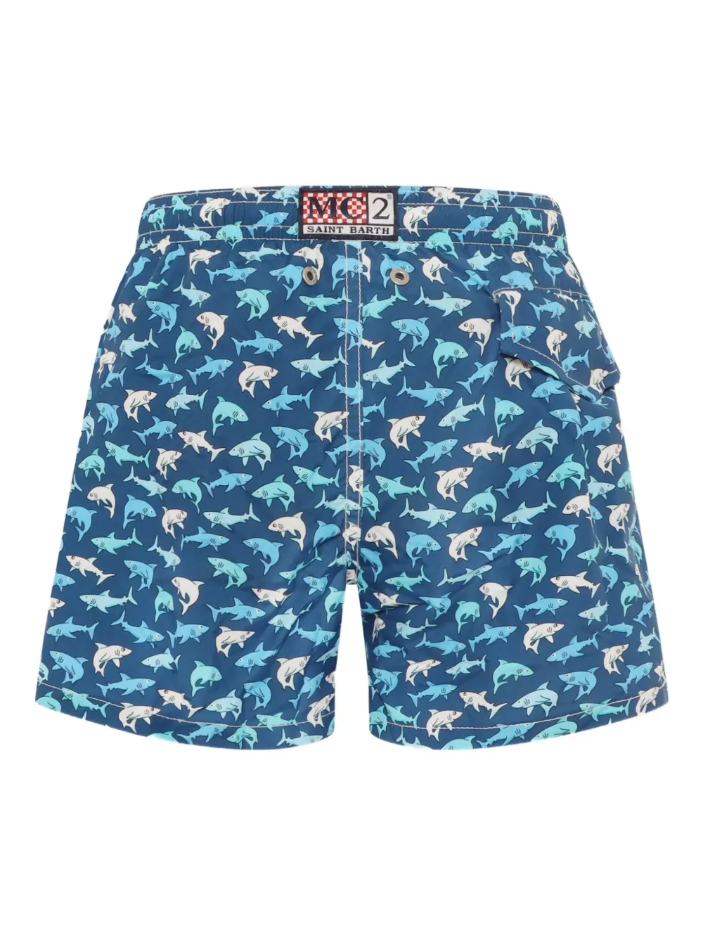 MC2 Saint Barth Kids shark-print swim shorts | Swim Shorts & Trunks | Image 2
