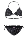 MC2 Saint Barth Kids bandana-print bikini - Black