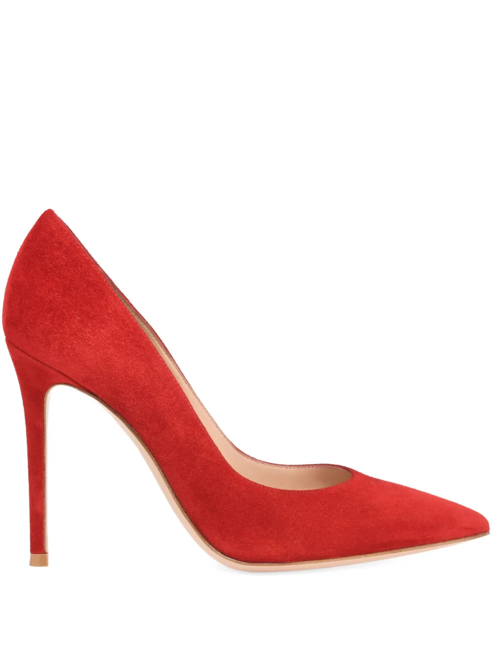 Gianvito Rossi 105mm Gianvito suede pumps Rood