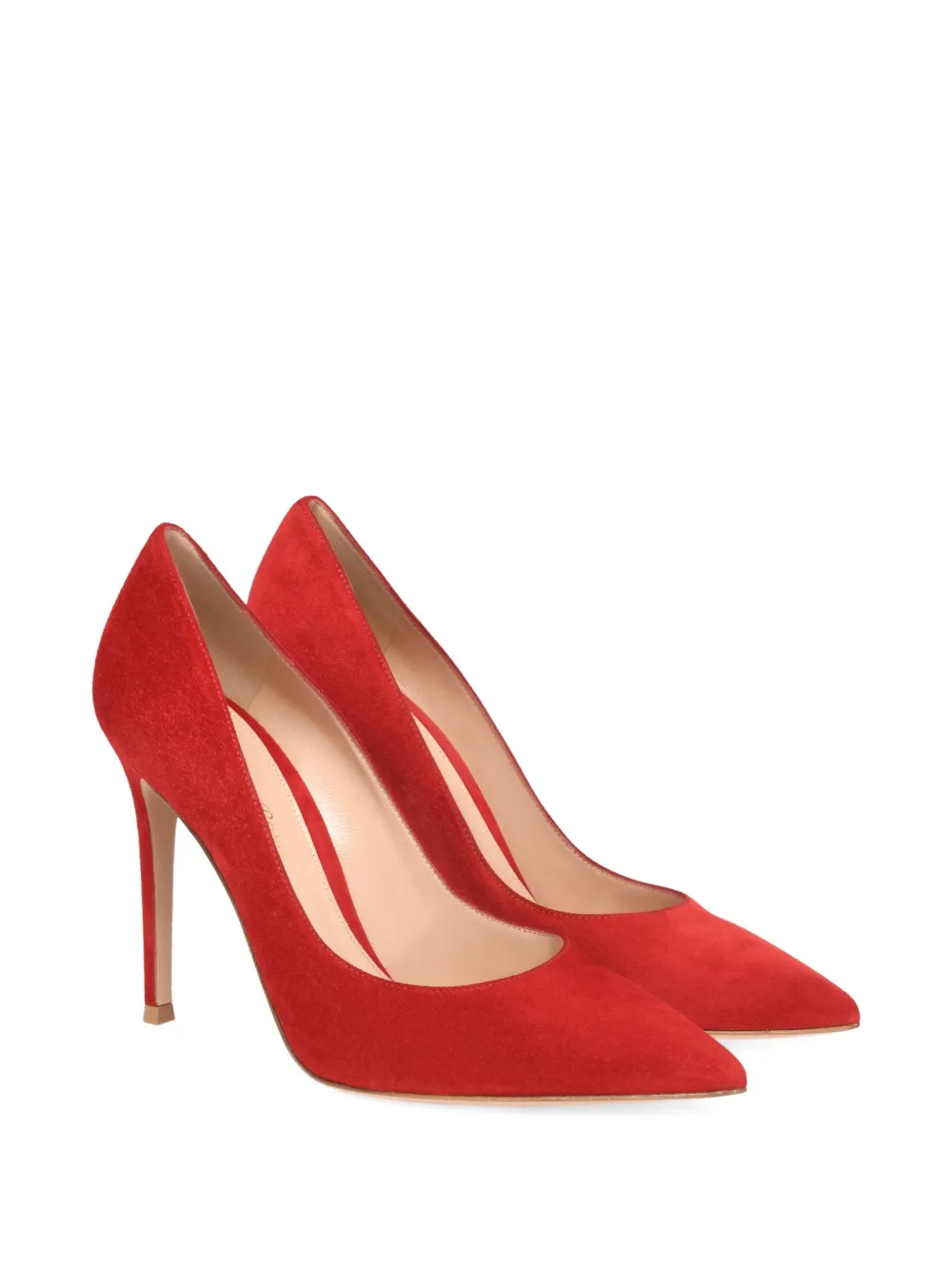 Gianvito Rossi 105mm Gianvito suede pumps Red