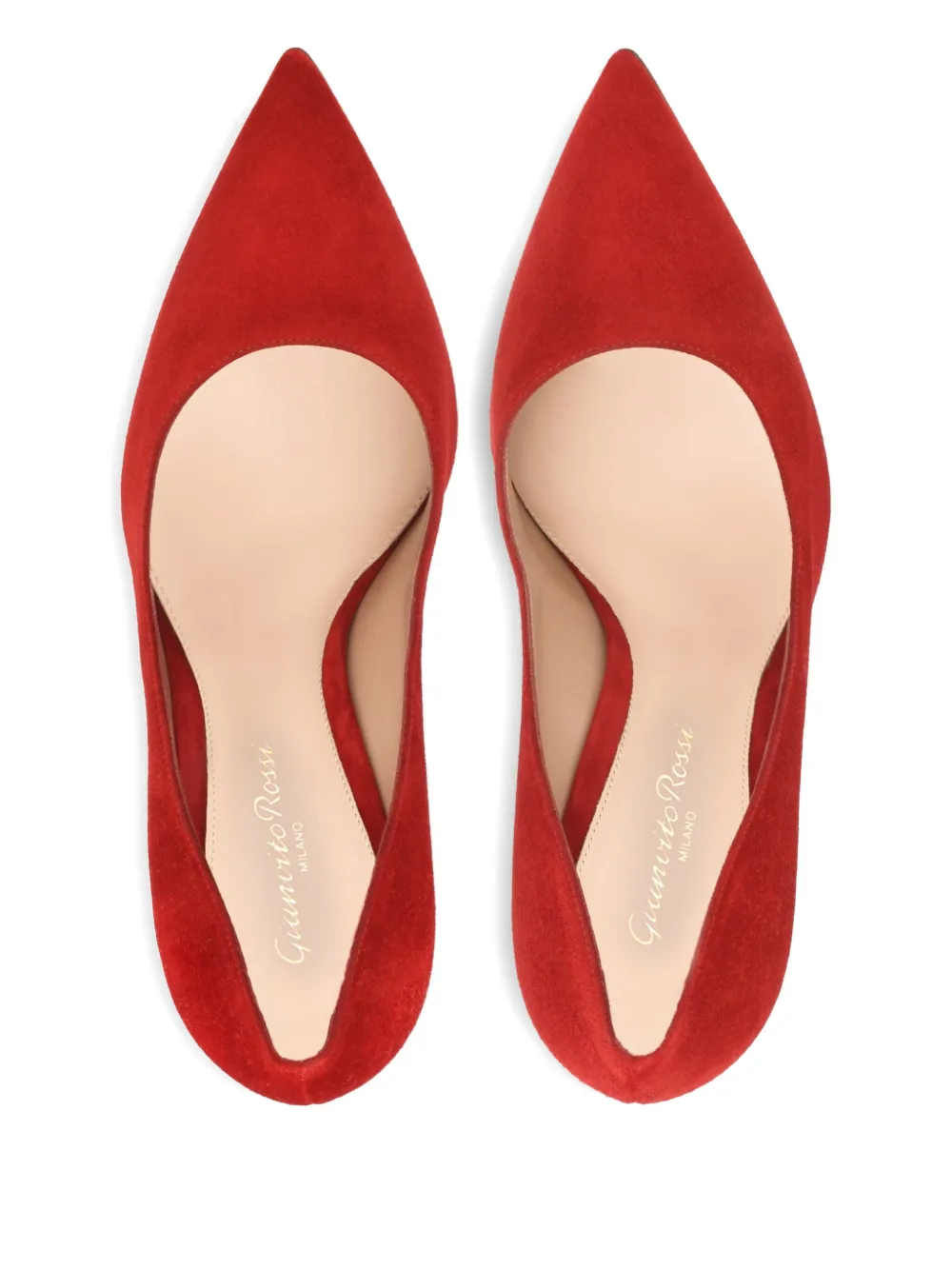 Gianvito Rossi 105mm Gianvito suede pumps Red
