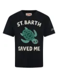 MC2 Saint Barth Kids logo-print T-shirt - Blue