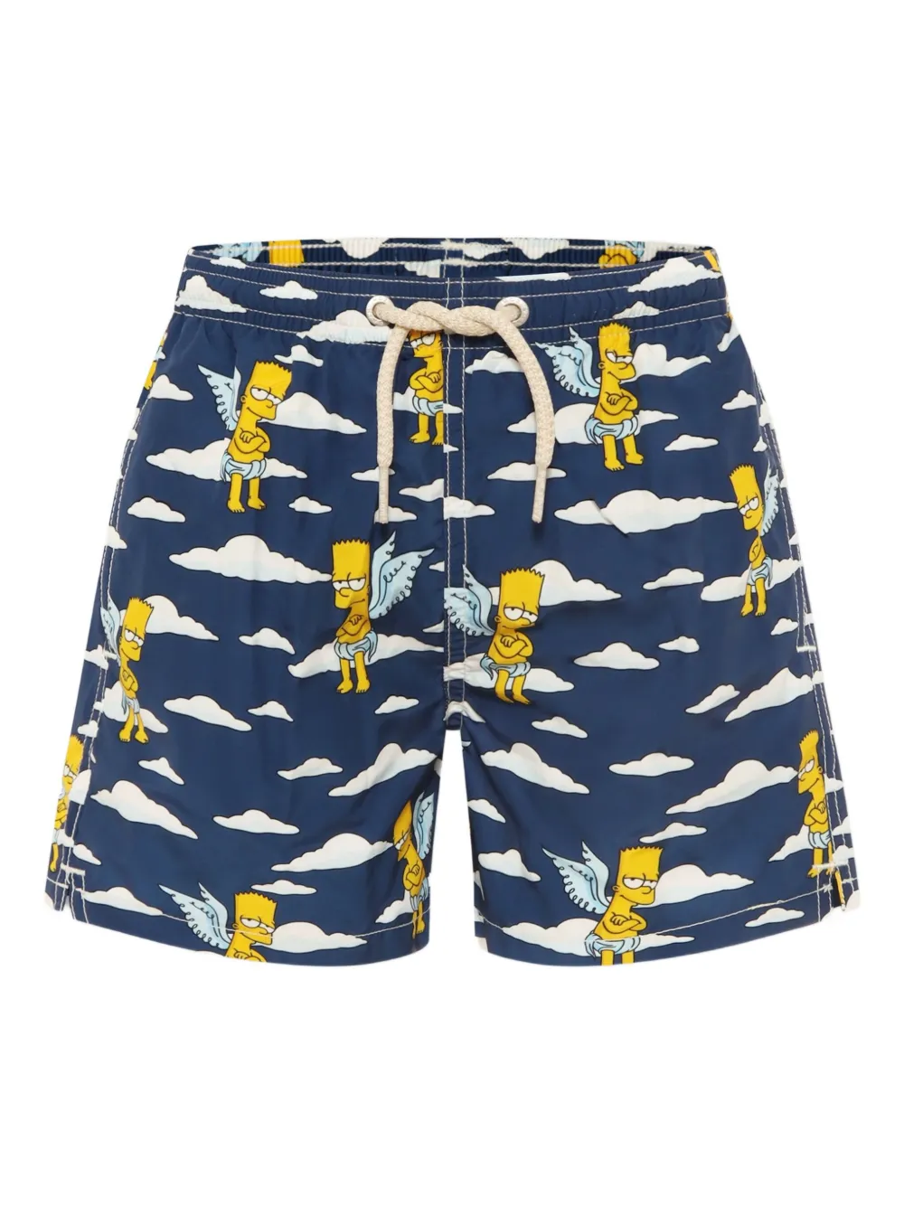 MC2 Saint Barth Kids shorts de playa con estampado Bart Simpson | azul | Image 1