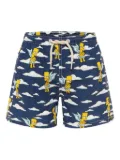 MC2 Saint Barth Kids Bart Simpson-print swim shorts - Blue