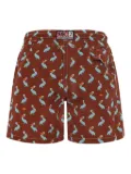 MC2 Saint Barth Kids pelican-print swim shorts - Brown