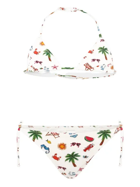 MC2 Saint Barth Kids graphic-print bikini