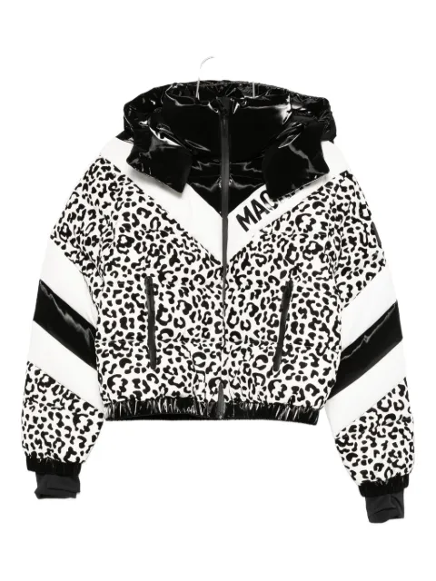 Mackage Kairi-Flp leopard-print ski jacket