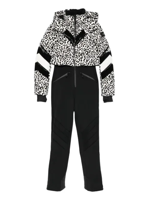 Mackage Satory-Flp leopard-print ski jumpsuit