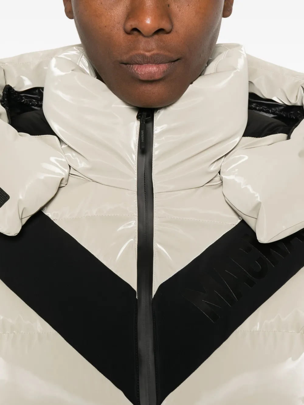 Mackage Kairi-glo Logo-detail Ski Jacket In Neutral