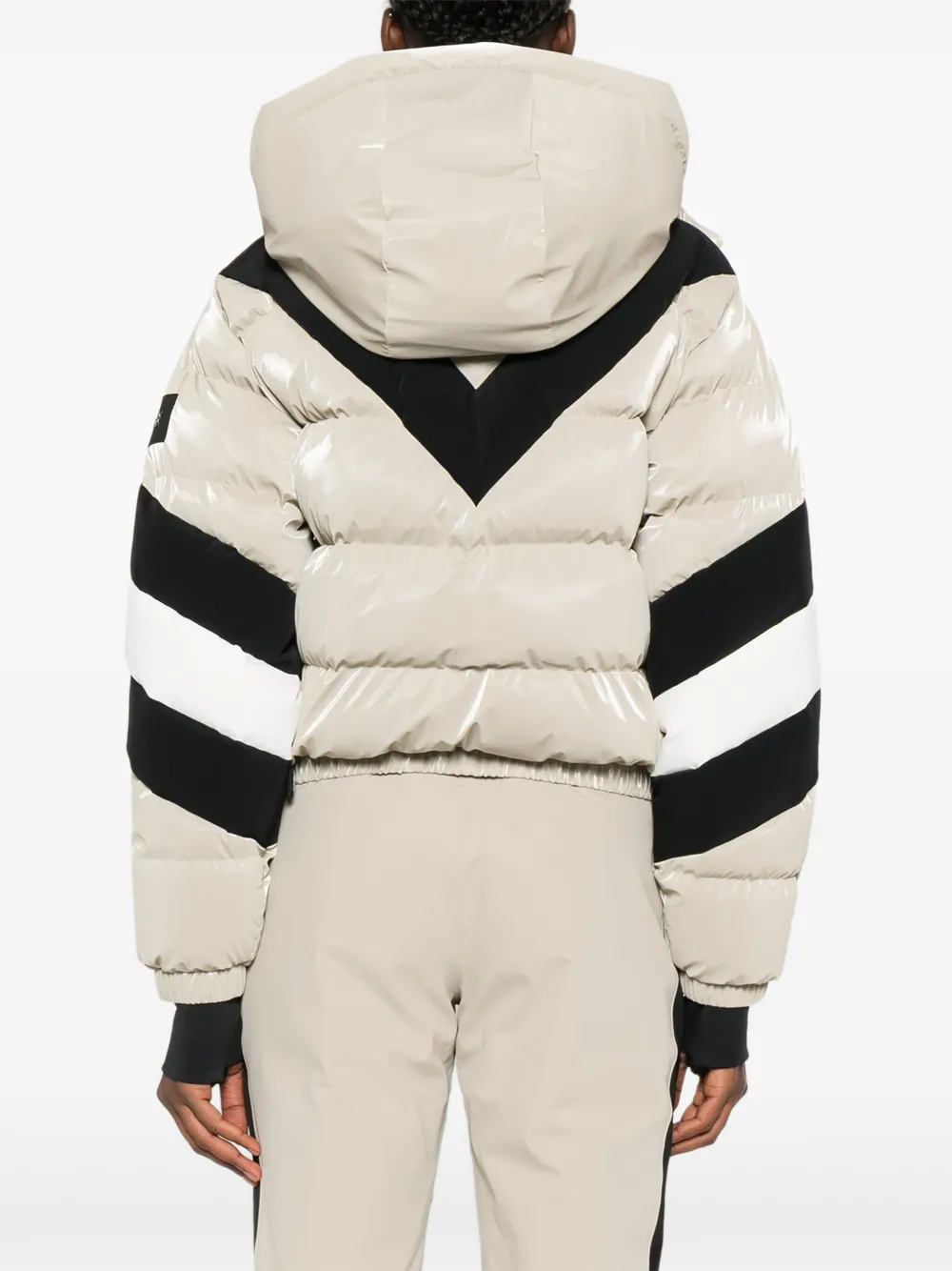 Mackage Kairi-Glo ski-jack met logodetail Beige