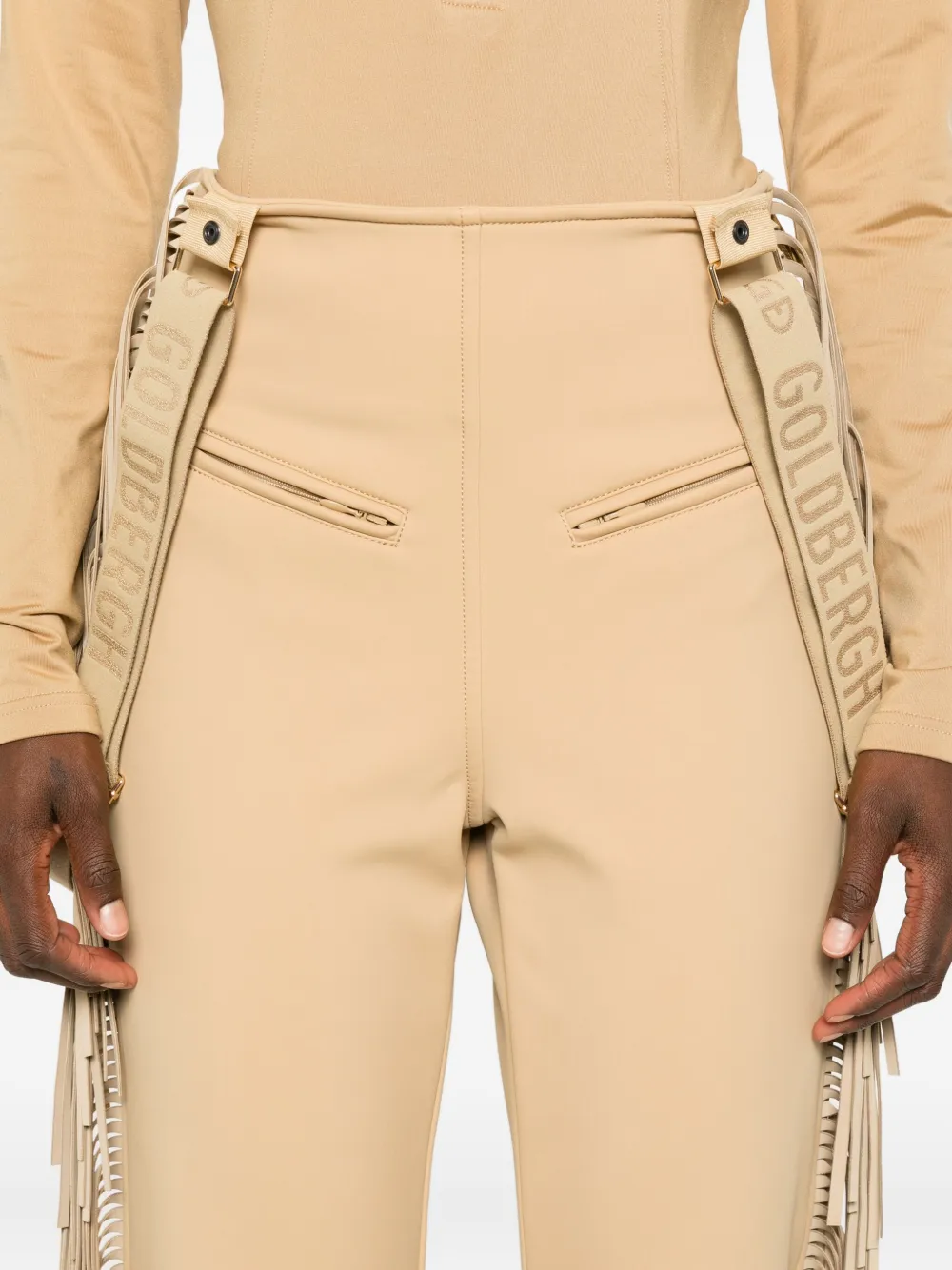Goldbergh Cowboy Ski Trousers In Neutral
