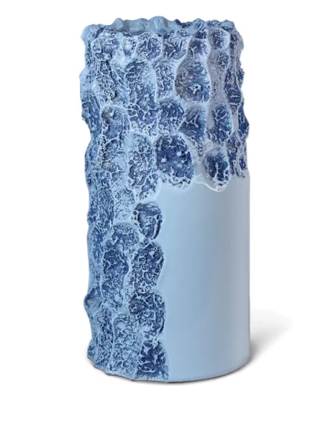 Editions Milano Oxymoron textured ceramic vase (15cm x 29cm)