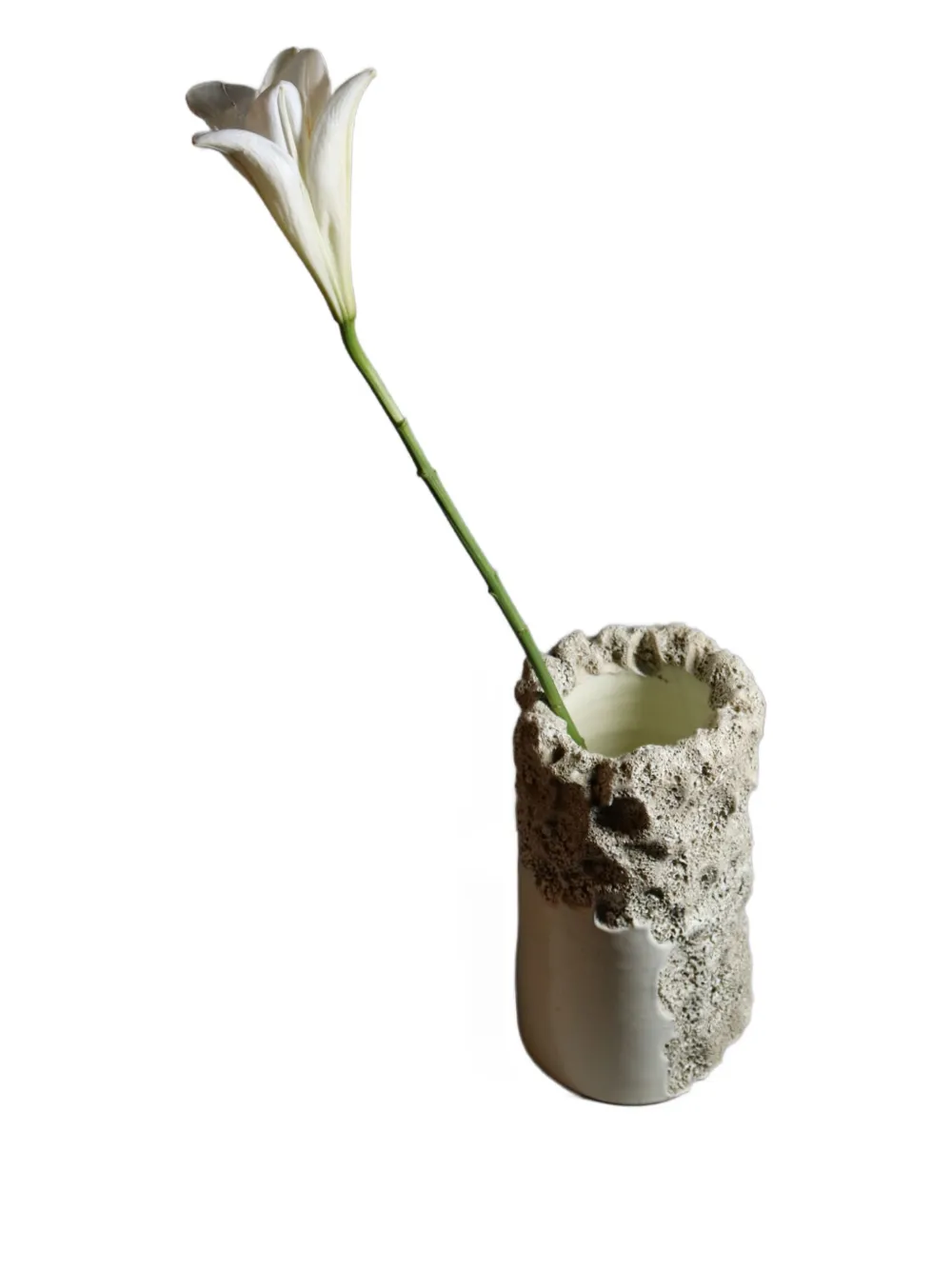 Shop Editions Milano Oxymoron Textured Ceramic Vase (15cm X 29cm)