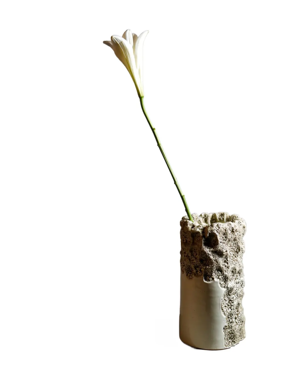 Shop Editions Milano Oxymoron Textured Ceramic Vase (15cm X 29cm)