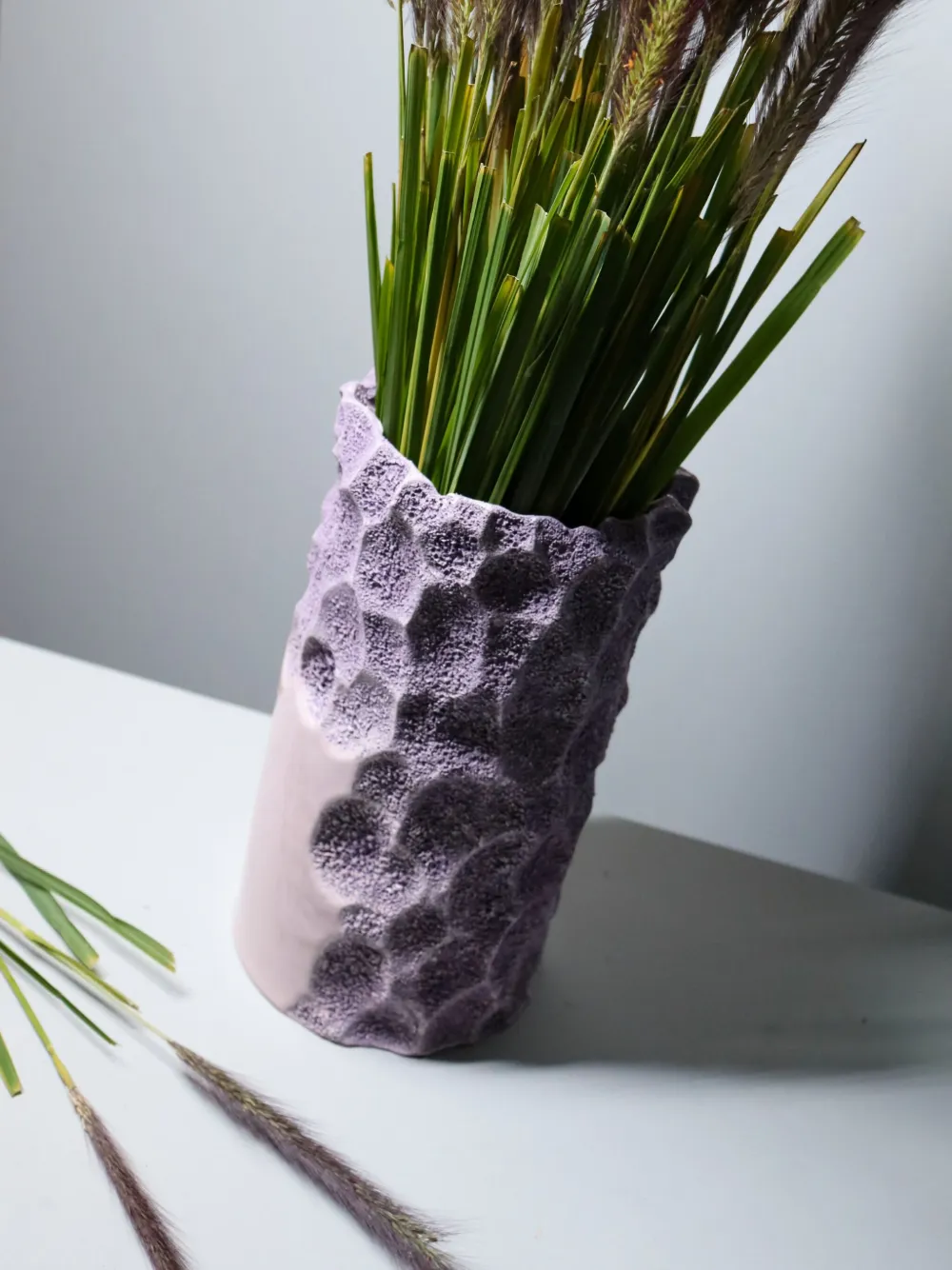 Shop Editions Milano Oxymoron Textured Ceramic Vase (15cm X 29cm)