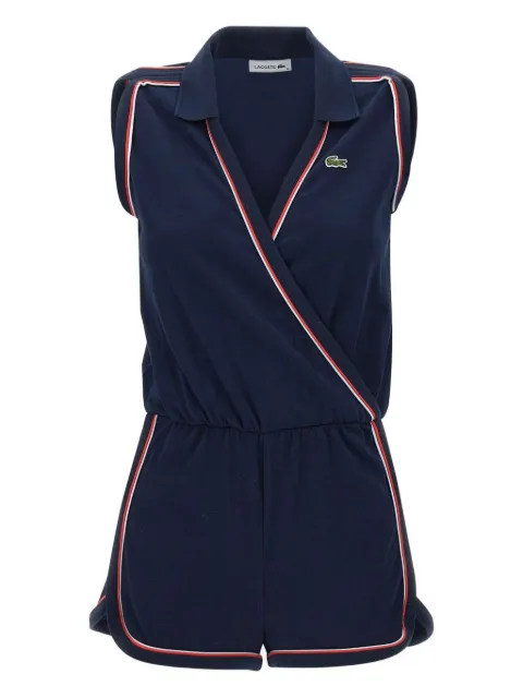 Lacoste jumpsuit con cuello redondo