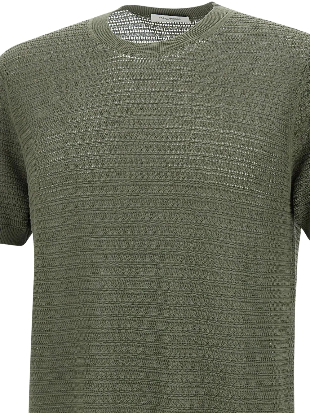 Paolo Pecora Katoenen T-shirt Groen