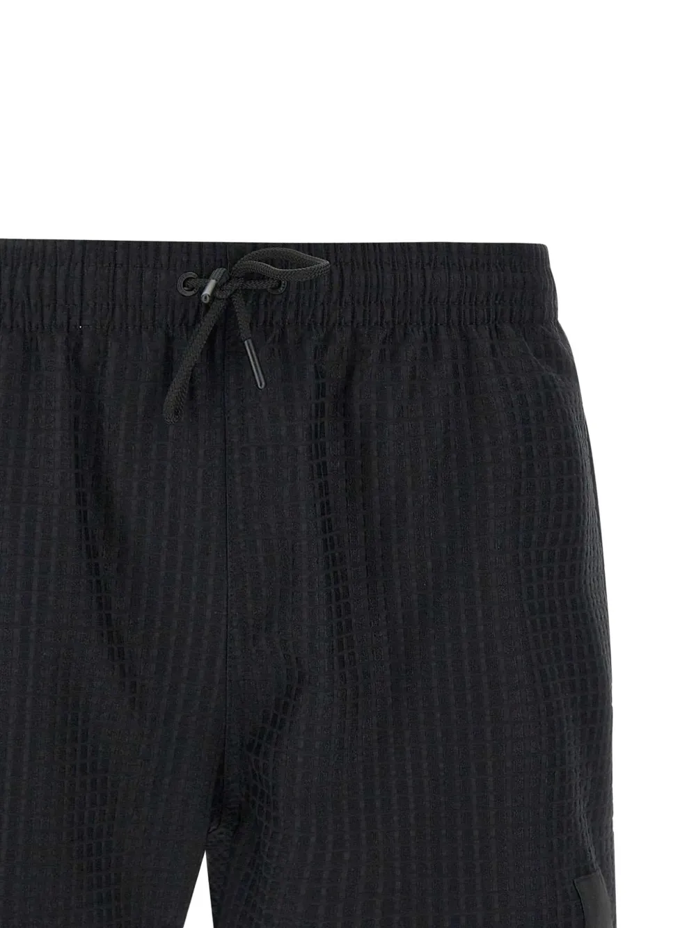Emporio Armani Zwembroek met logopatch Zwart