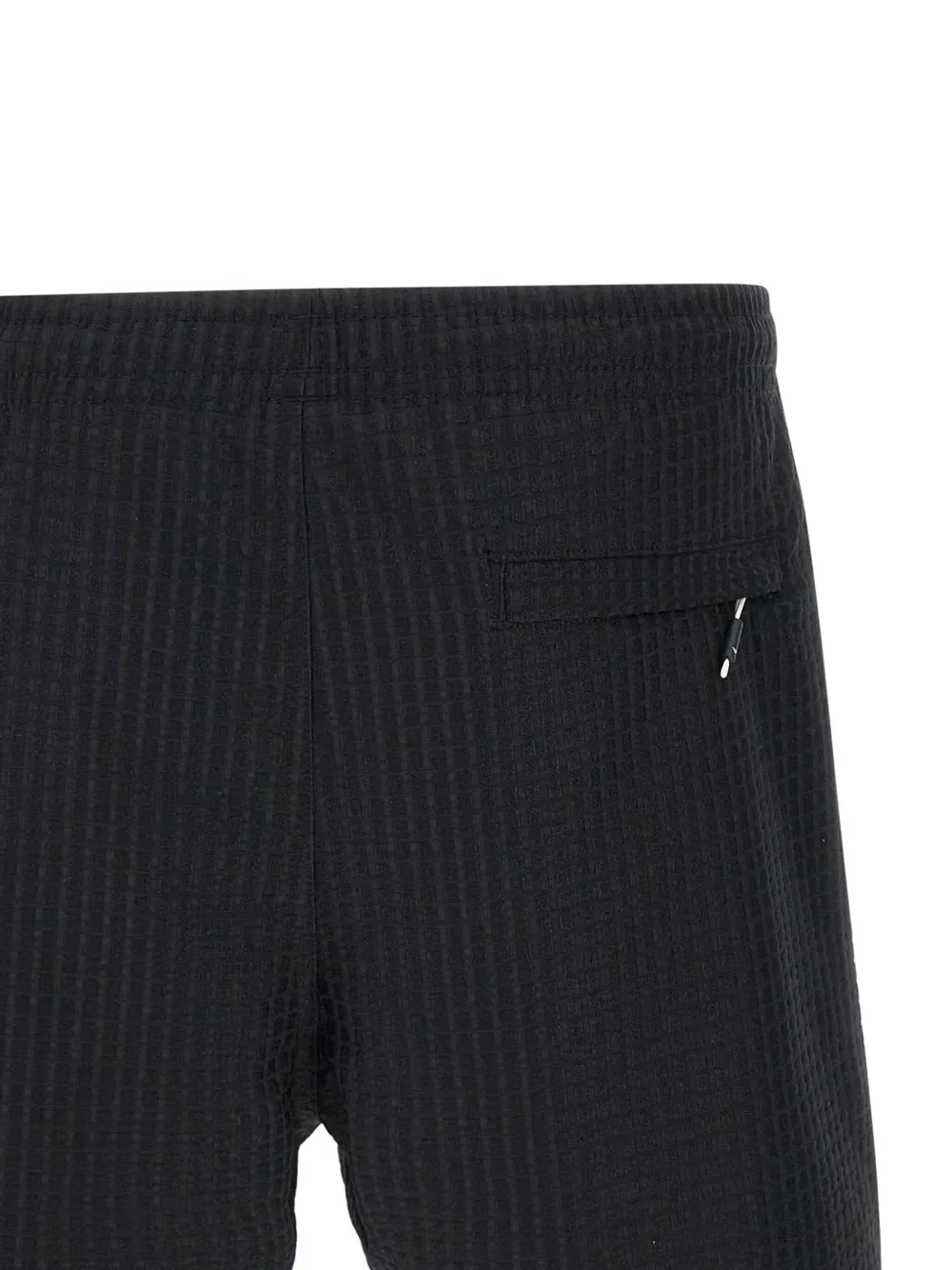 Emporio Armani Zwembroek met logopatch Zwart