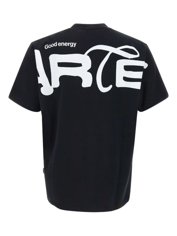 Tシャツ・カットソー Arte Antwerp Good energy Arte t-shirt (54629) Arte Antwerp Energy T-shirt | Black | FARFETCH AU