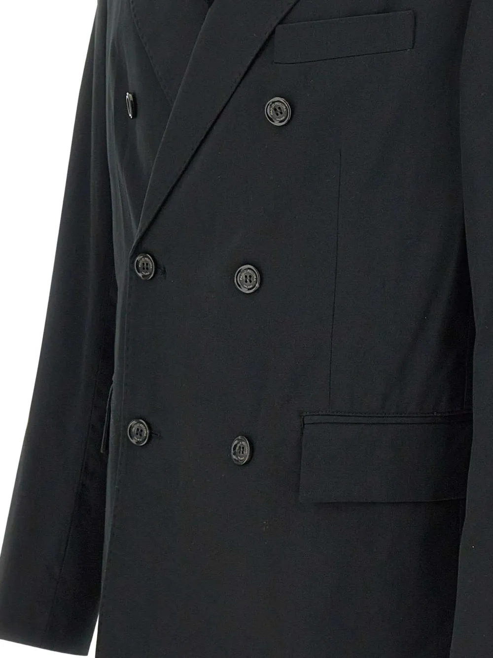 Paolo Pecora Blazer in katoenblend Zwart