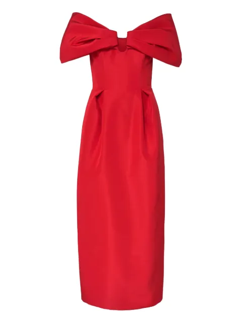Carolina Herrera off-shoulder midi dress