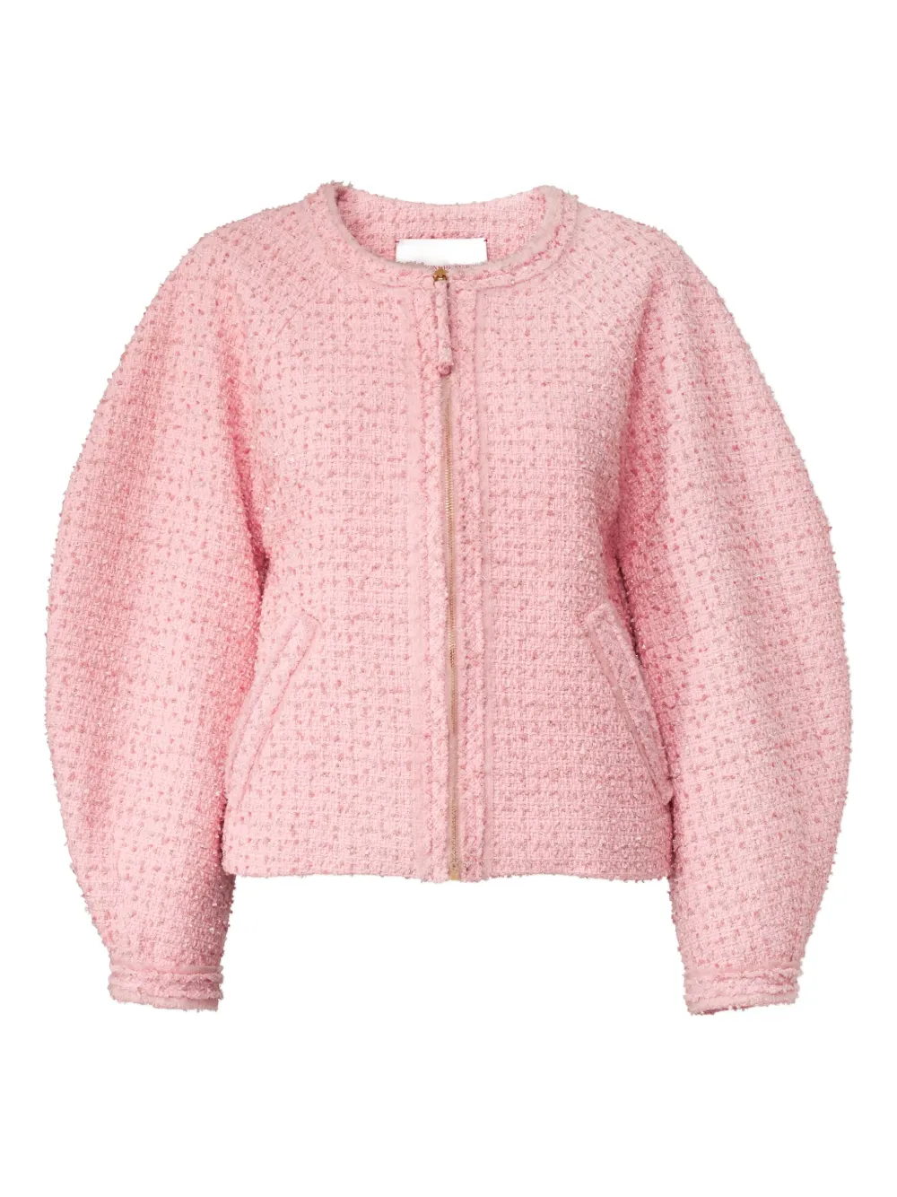 Carolina Herrera Tweed jack BLOSSOM PINK
