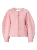 Carolina Herrera tweed jacket - BLOSSOM PINK