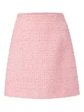 Carolina Herrera tweed mini skirt - Pink