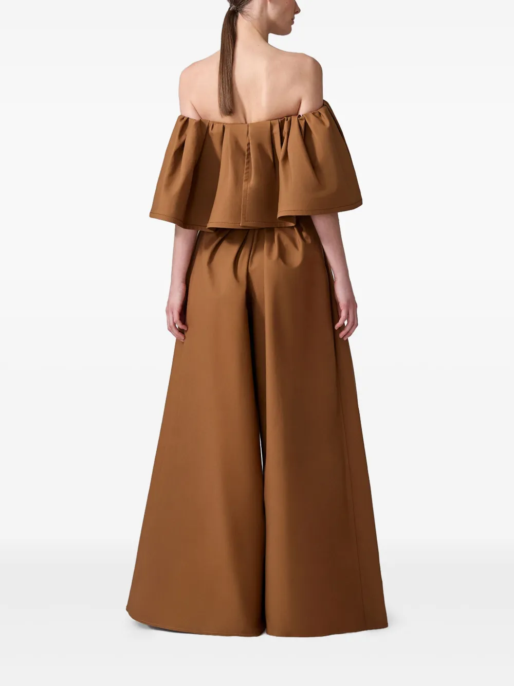 Carolina Herrera Palazzo broek Bruin