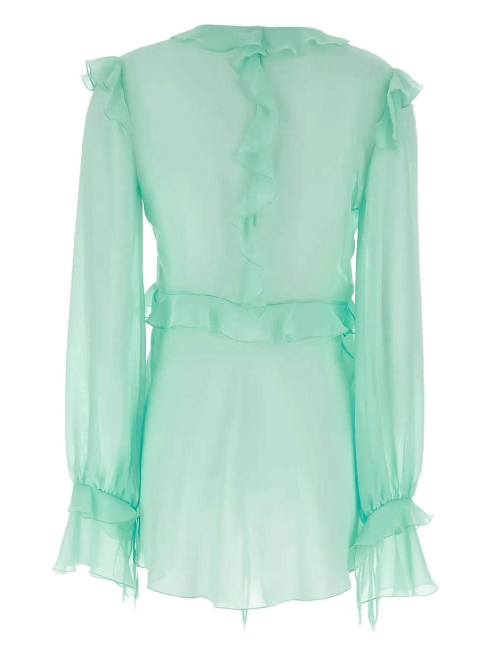 Les Filles d'Eva georgette shirt - Groen