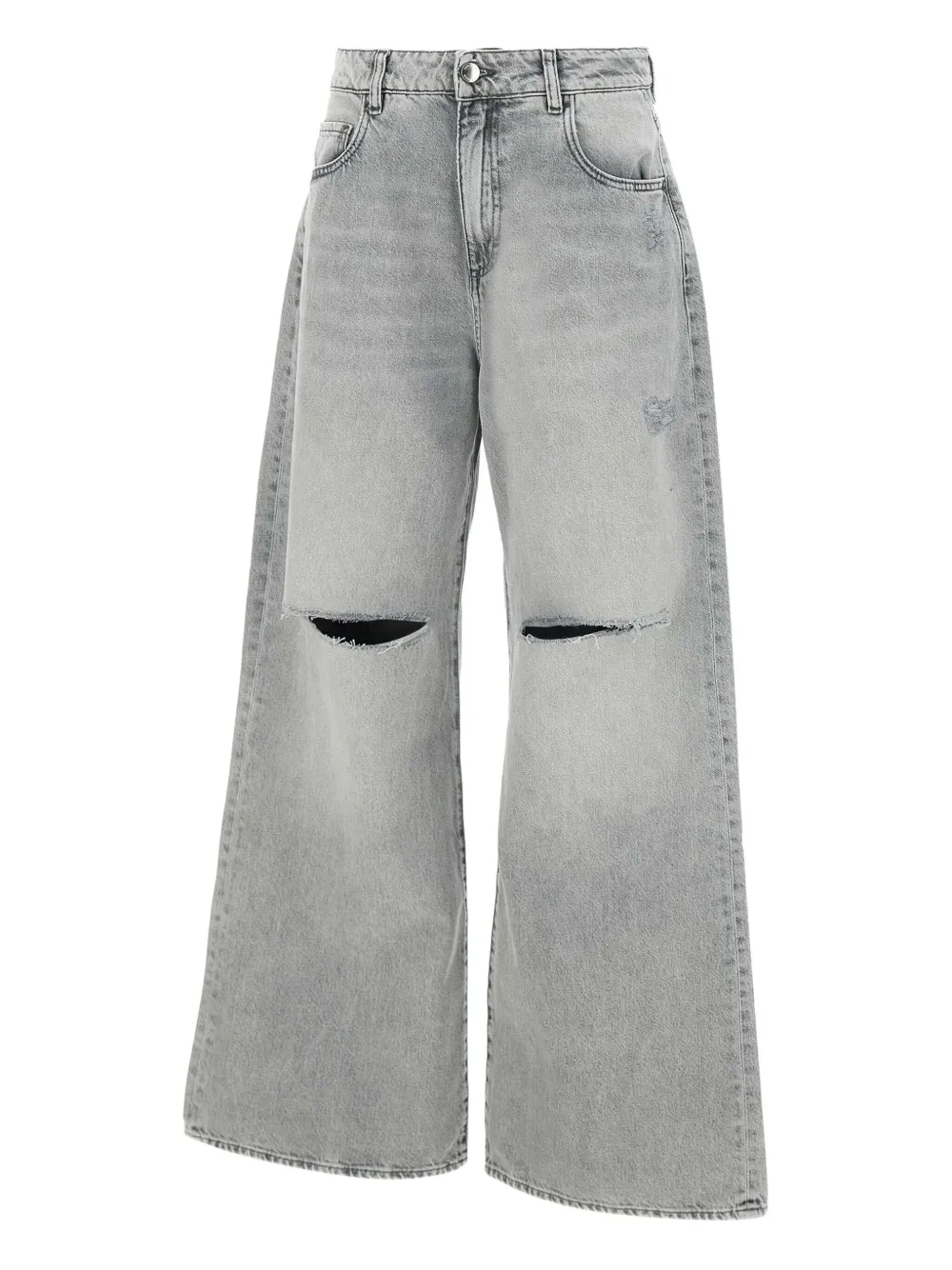 Icon Denim Debby Stone Washed Wide Leg Jeans