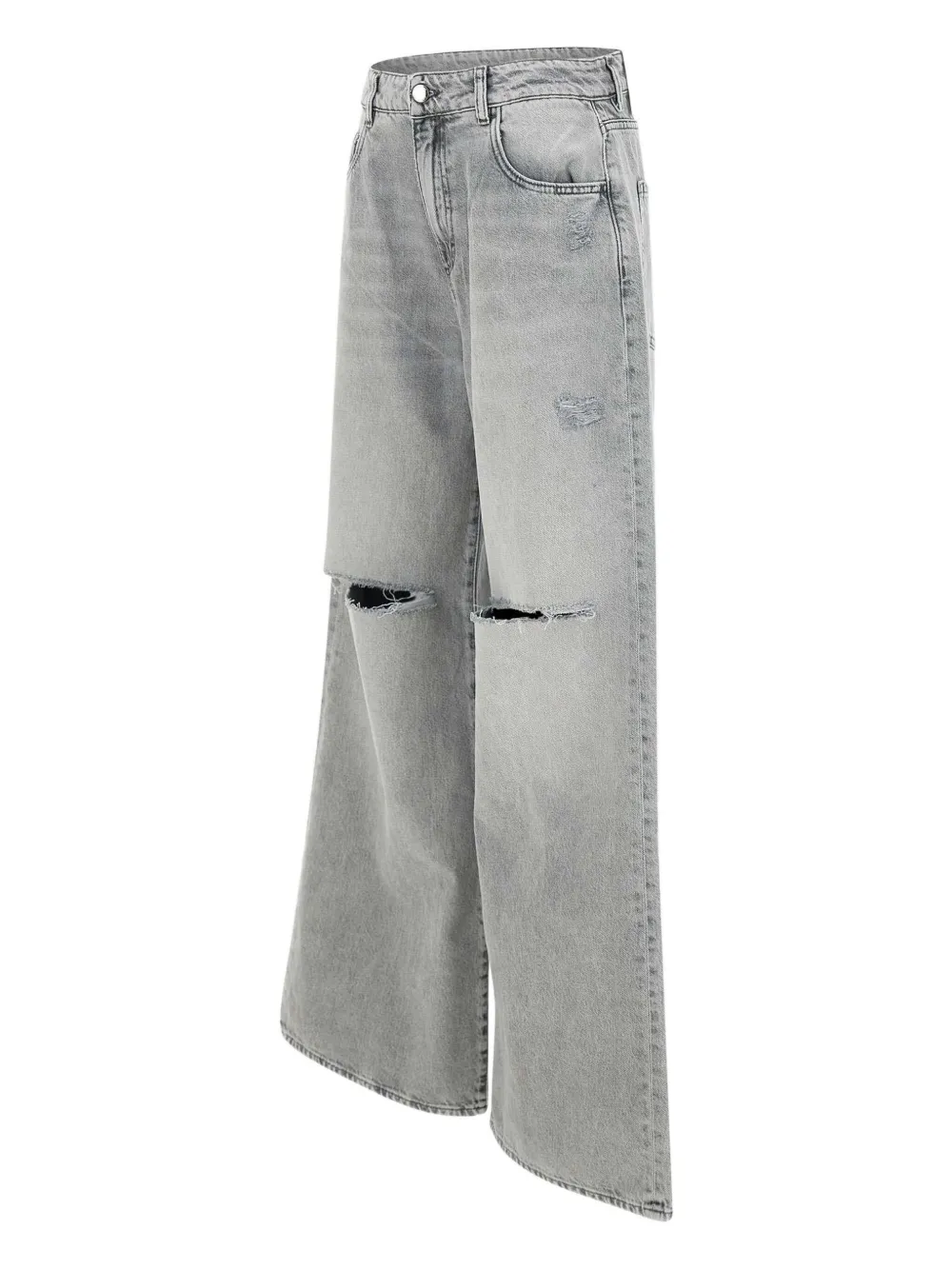 Icon Denim Debby Stone Washed Wide Leg Jeans
