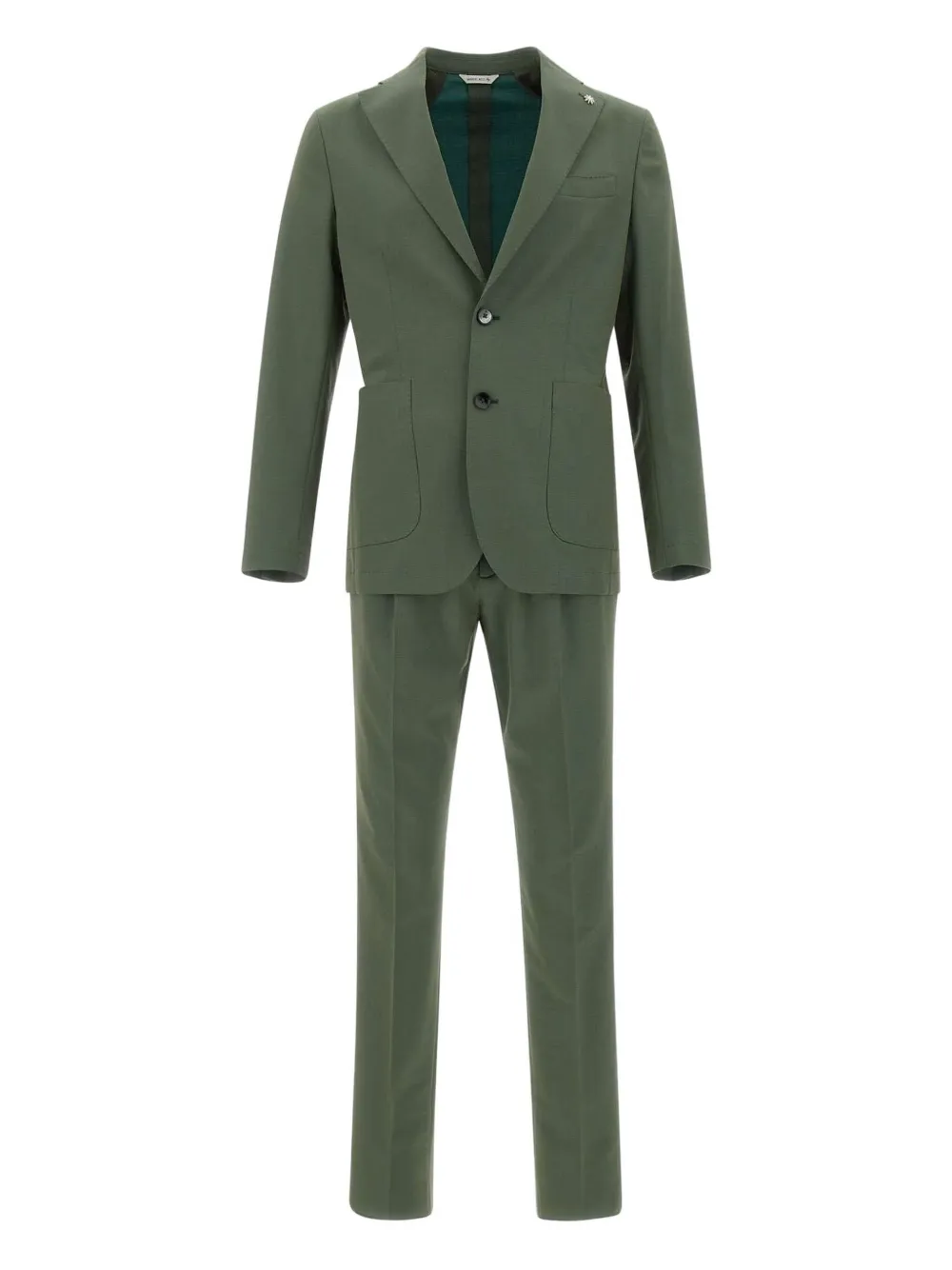 Manuel Ritz single-breasted suit - グリーン Manuel Ritz single-breasted suit - グリーン