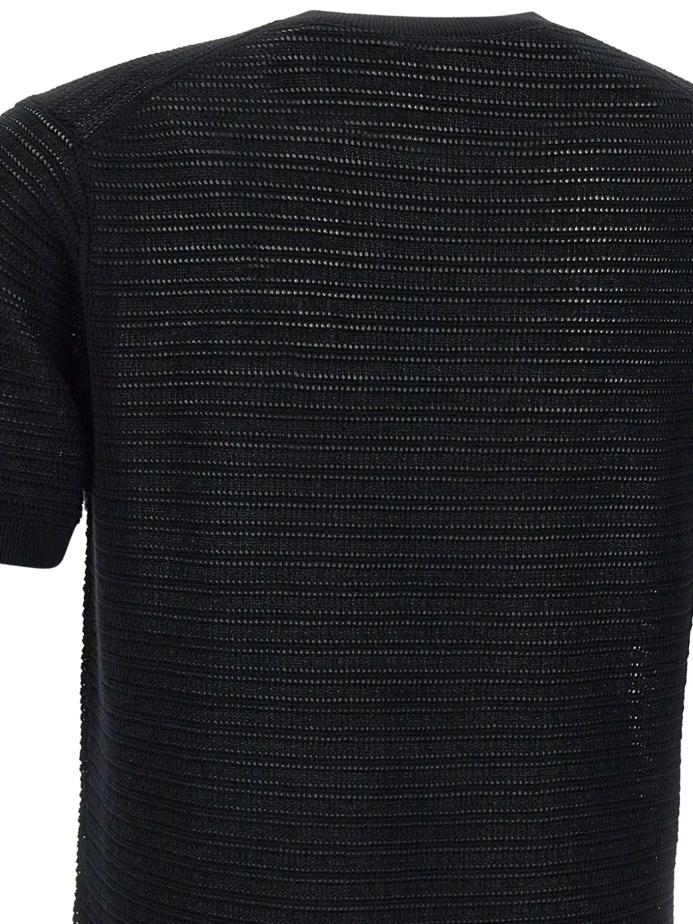 Paolo Pecora Gehaakt T-shirt Zwart