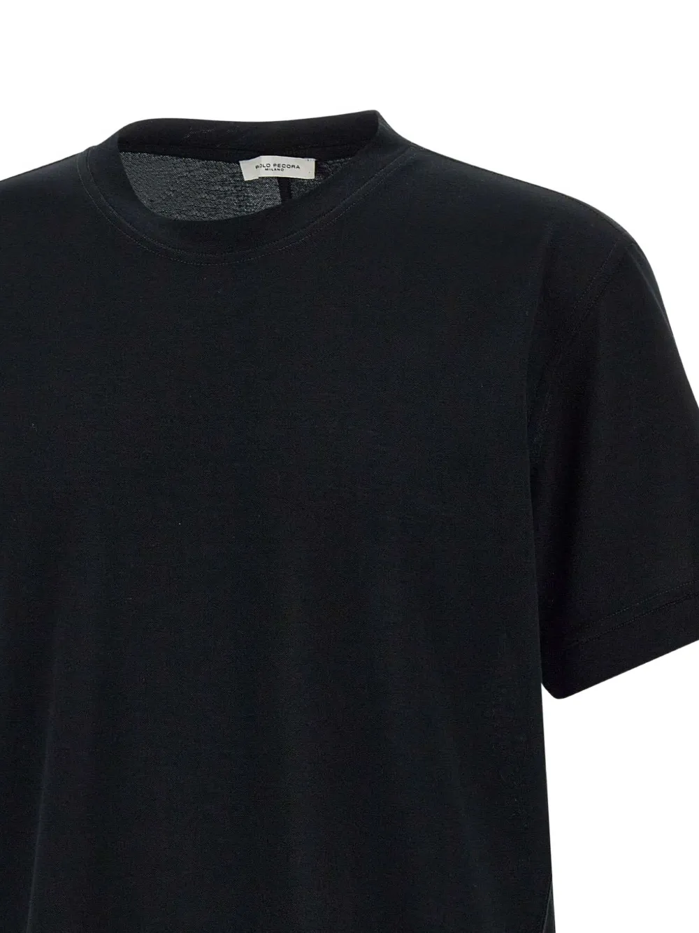 Paolo Pecora Katoenen T-shirt Zwart