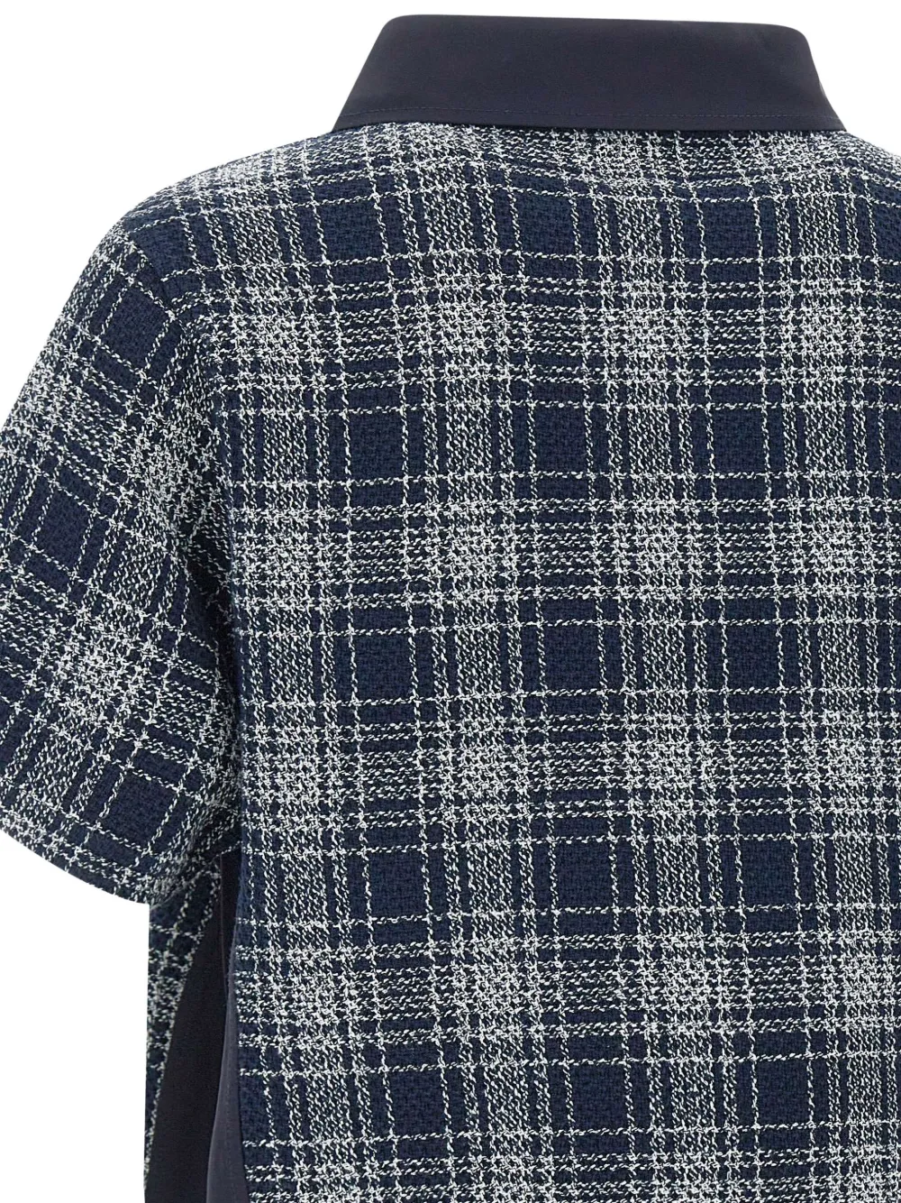 Arte Antwerp T-shirt met vierkante kraag Blauw