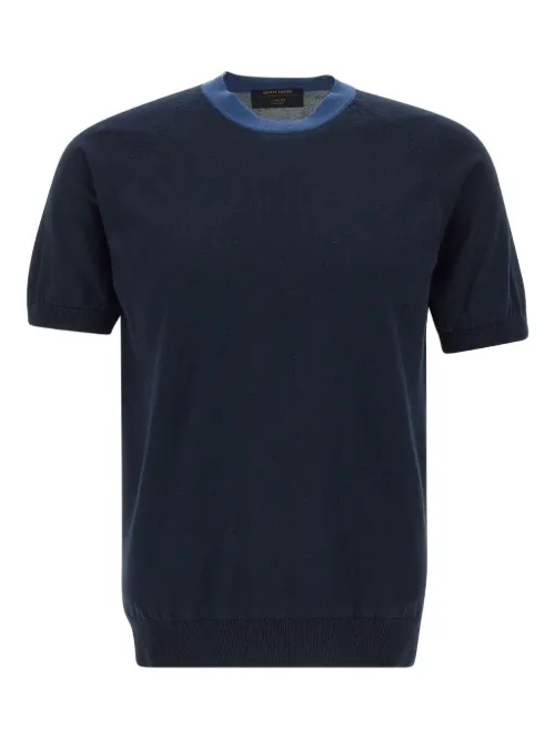 Gran Sasso t-shirt en coton - Bleu - Gran Sasso - Modalova